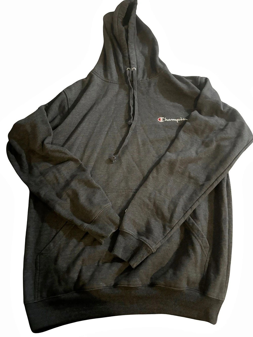 Champion Authentic Athleticwear Script Logo Hoodie Black XLt